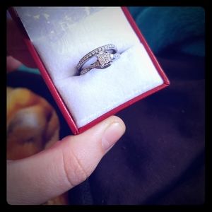 Zales Diamond Bridal Set Size 5